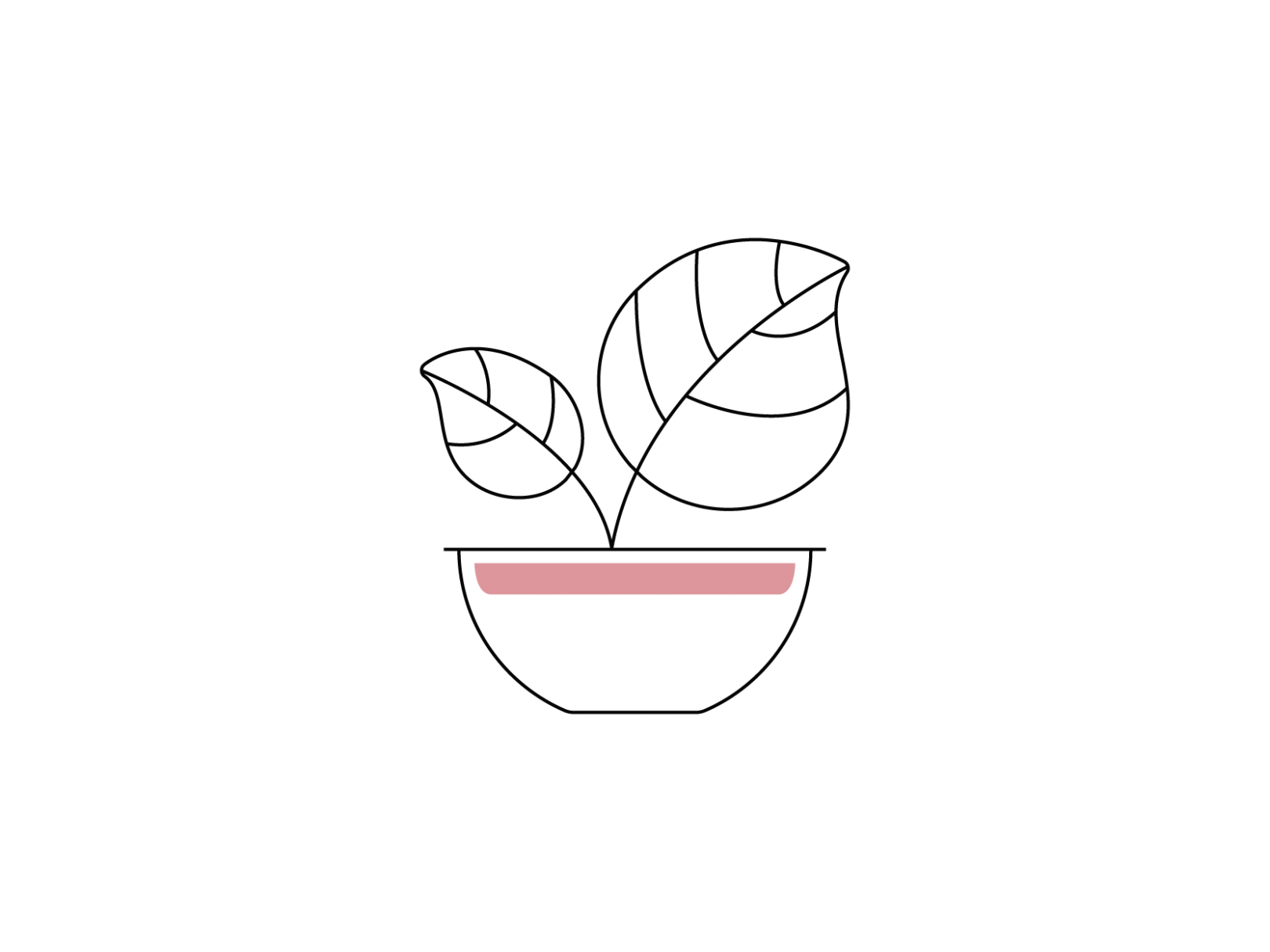 Icon of a Plant in a Pot 