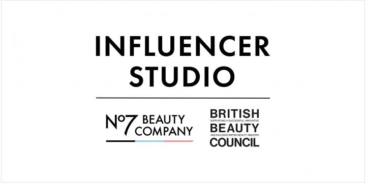 Influencer Studio, No7BC & British Beauty Council Logo Lock Up