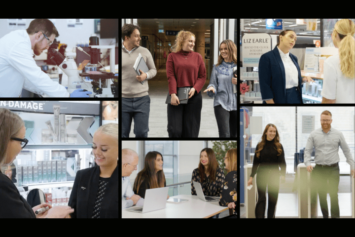 Image grid showing people that work for No7BC