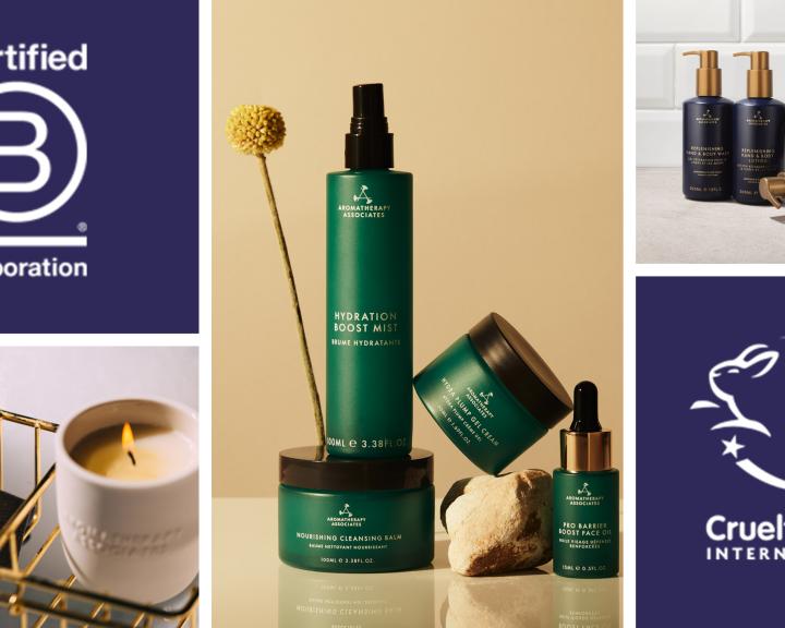 A selection of Aromatherapy Associates products